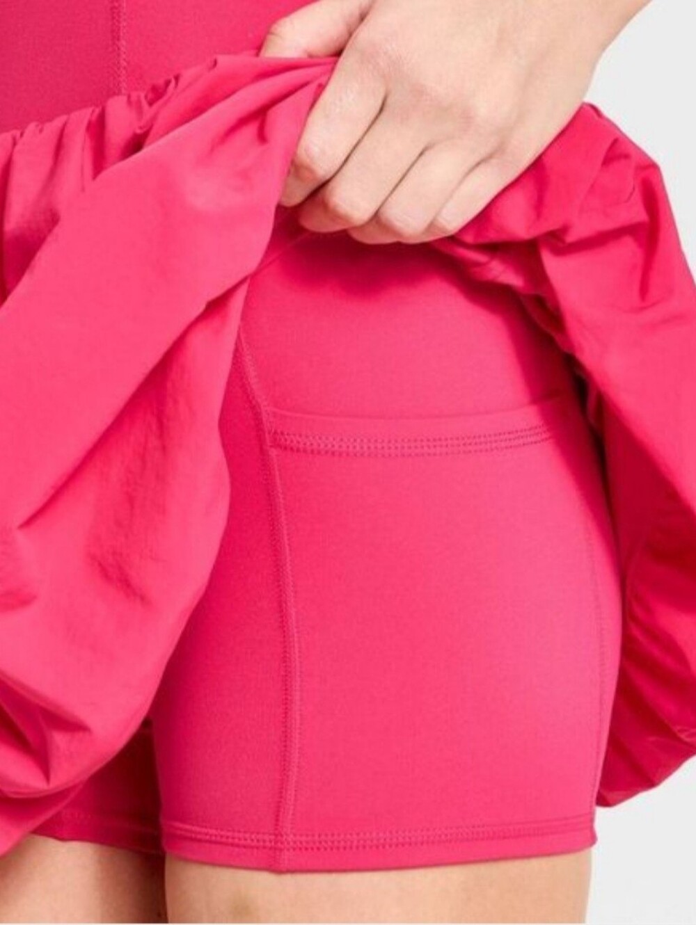 JoyLab - Women's Bubble Hem Active Dress XS - Picture 4 of 4